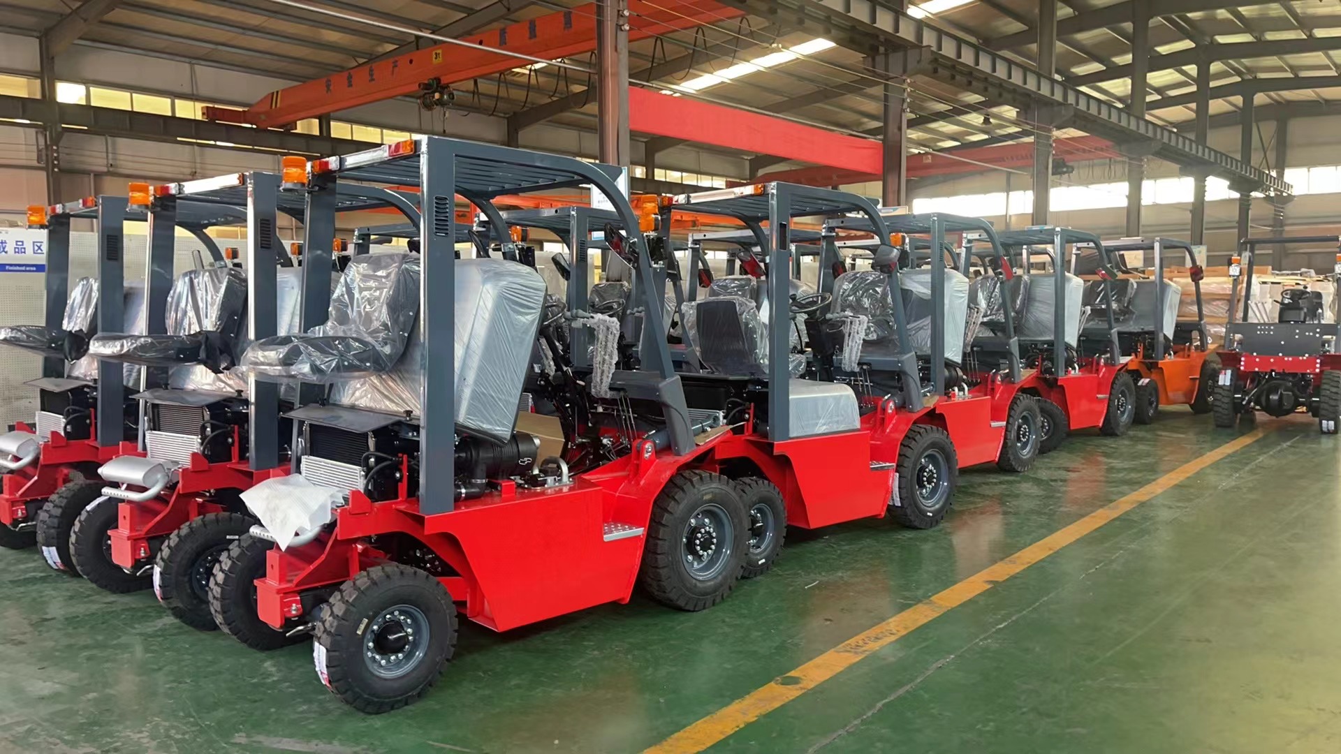 Hot sell Forklift machine under producing